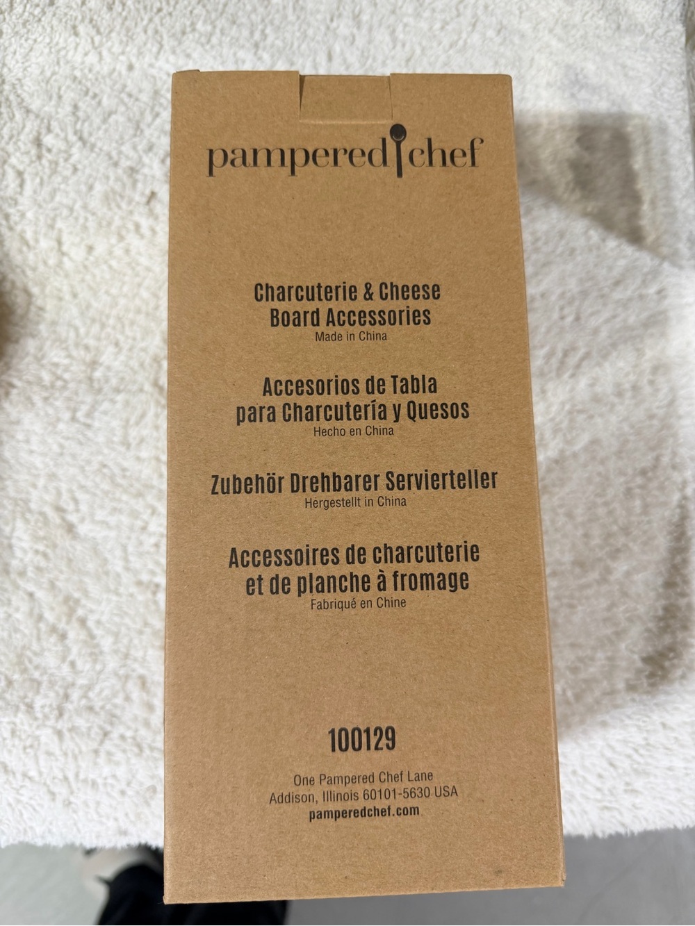 Pampered Chef 100129 Charcuterie & Cheese Board Accessories